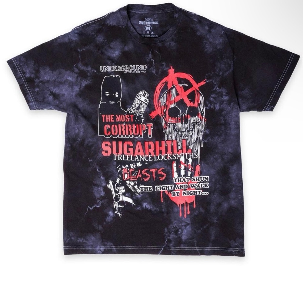 Men’s SugarHill Black and Red Graphic T-Shirt